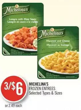 Shoppers Drug Mart Michelina's frozen entrees offer