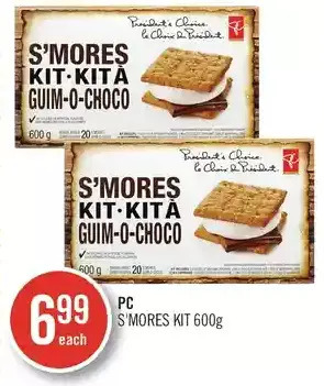 Shoppers Drug Mart Pc s'mores kit offer