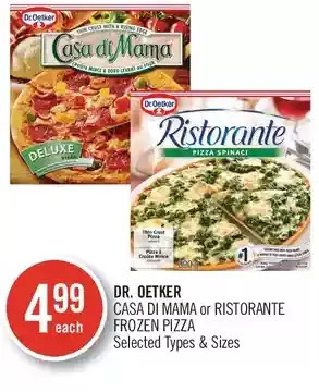 Shoppers Drug Mart Dr. oetker casa di mama or ristorante frozen pizza offer