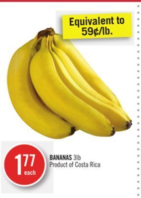 Shoppers Drug Mart Bananas offer