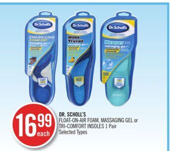 Shoppers Drug Mart Dr.scholl's float-on-air, massaging gel or tri-comfort insoles 1 pair offer