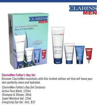 Shoppers Drug Mart Clarins men father's day set offer
