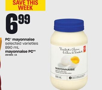 Independent City Market Mayonnaise pc®, 890 ml offer