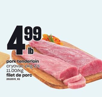 Independent City Market Filet de porc, pkg 2's offer