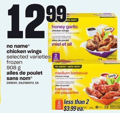 Independent City Market Ailes de poulet sans nom, 908 g offer