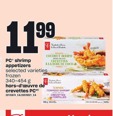 Independent City Market Hors-d'œuvre de crevettes pc, 340-454 g offer
