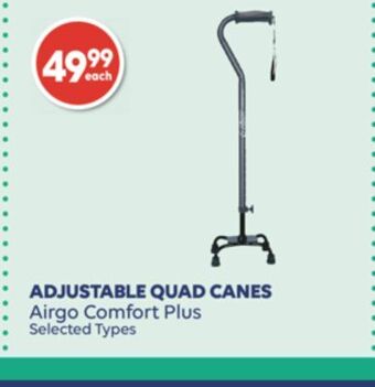 Shoppers Drug Mart Adjustable quad canes airgo comfort plus offer