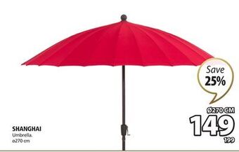 JYSK Shanghai umbrella offer
