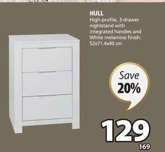 JYSK Hull nightstand offer