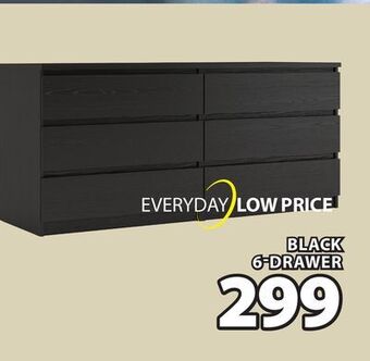 JYSK York black drawer offer