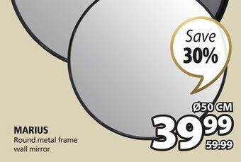 JYSK Marius wall mirror offer