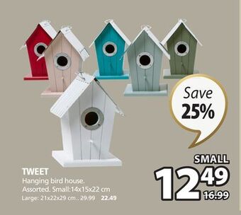 JYSK Tweet hanging bird house offer