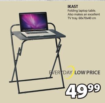 JYSK Ikast folding laptop table offer