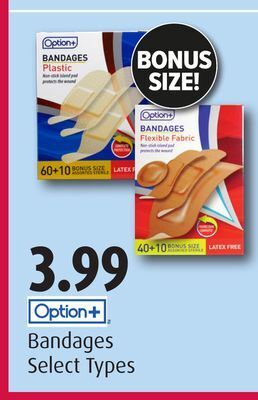 RxHealthMed Option+ bandages offer