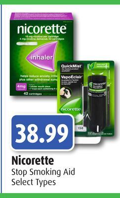 RxHealthMed Nicorette stop smoking aid offer
