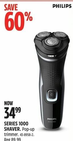 Canadian Tire PHILIPS SERIES 1000 SHAVER offer