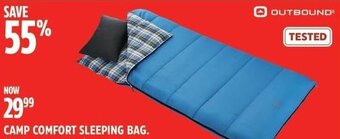 Canadian Tire OUTBOUND CAMP COMFORT SLEEPING BAG offer