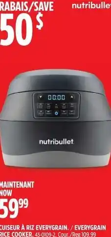 Canadian Tire EVERYGRAIN RICE COOKER offer