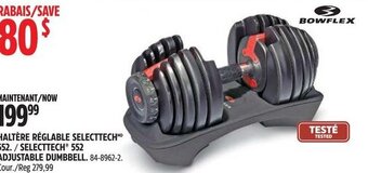 Canadian Tire BOWFLEX ADJUSTABLE DUMBBELL offer