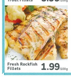 IGA Fresh rockfish fillets 100g offer