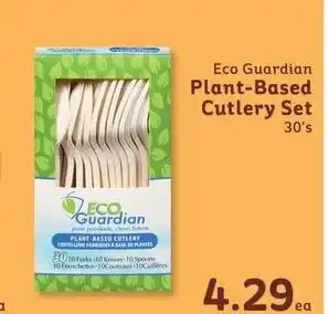 IGA Eco Guardian Plant-Based Cutlery Set offer