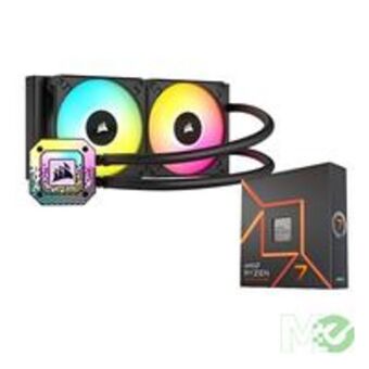 Memory Express Ryzen™ 7 7700x processor bundle w/ h100i elite capellix xt aio liquid cpu cooler offer