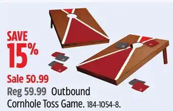Canadian Tire Outbound cornhole toss game offer