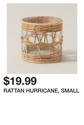 Chapters Indigo Rattan hurricane, small offer