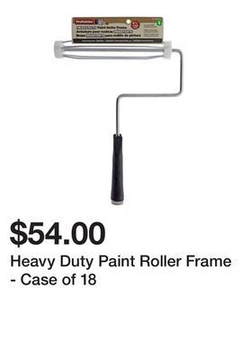 Dollarama Heavy duty paint roller frame - case of 18 offer