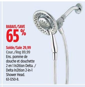 Canadian Tire Delta In2ition 2-in-1 Shower Head. offer