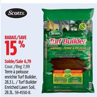 Canadian Tire Scotts Turf Builder Enriched Lawn Soil, 28.3L. offer
