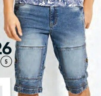 Giant Tiger Long denim shorts, $26, Assorted, 30-42, #1257736. offer
