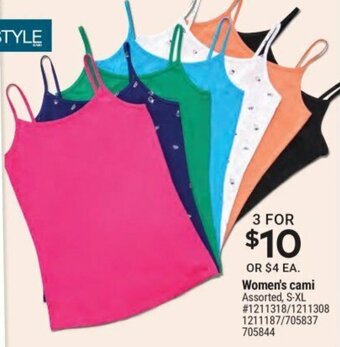 Giant Tiger Women's cami offer