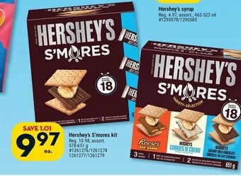 Giant Tiger Hershey's S'mores Kit offer