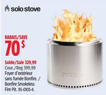 Canadian Tire solo stove Bonfire Smokeless Fire Pit. offer