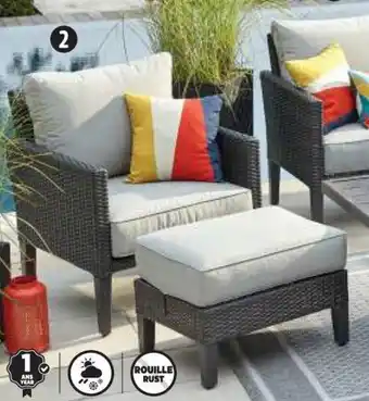 Canadian Tire CANVAS™ Renfrew Chair/Ottoman Set. offer
