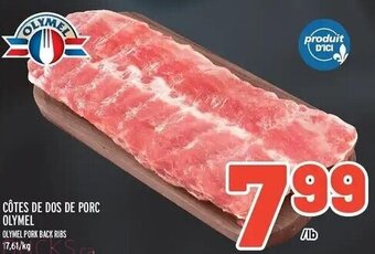 Metro CÔTES DE DOS DE PORC OLYMEL OLYMEL PORK BACK RIBS offer