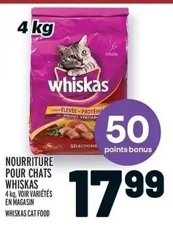 Metro NOURRITURE POUR CHATS WHISKAS offer