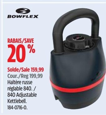 Canadian Tire BOWFLEX 840 Adjustable Kettlebell. offer