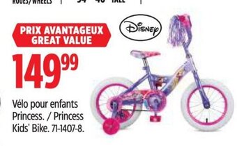 Canadian Tire DISNEY Princess Kids' Bike. offer