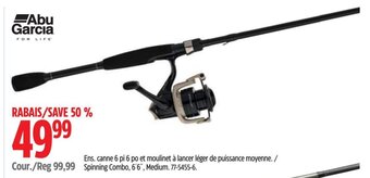 Canadian Tire Spinning Combo, 6'6", Medium. offer