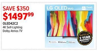 2001 Audio Video Lg 4k self-lighting dolby atmos tv offer
