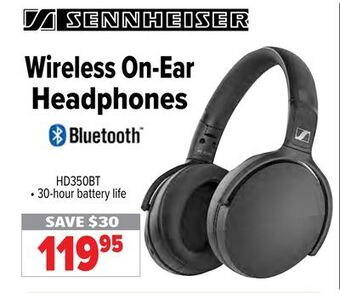 2001 Audio Video Sennheiser wireless on-ear headphones offer
