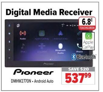 2001 Audio Video Pioneer 6.8 digital media receiver offer