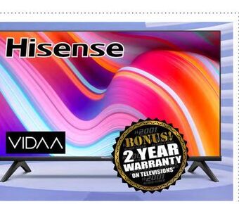 2001 Audio Video Hisense 32 tv hd smart vidaa offer
