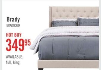 The Brick Brady upholstered queen bed offer