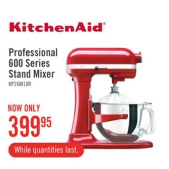 The Brick Kitchenaid professional 600 series stand mixer - kp26m1xer offer