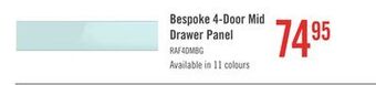 The Brick Samsung bespoke 4-door french-door refrigerator middle panel - ra-f36dmmcm/aa offer