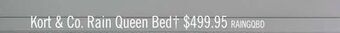 The Brick Rain queen platform bed - grey offer