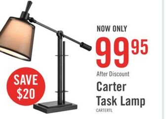 The Brick Carter desk/task lamp with usb port offer